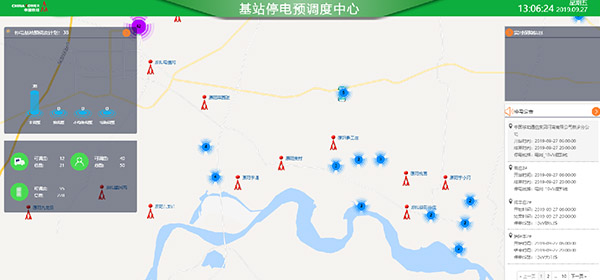 基站停電預(yù)調(diào)度中心