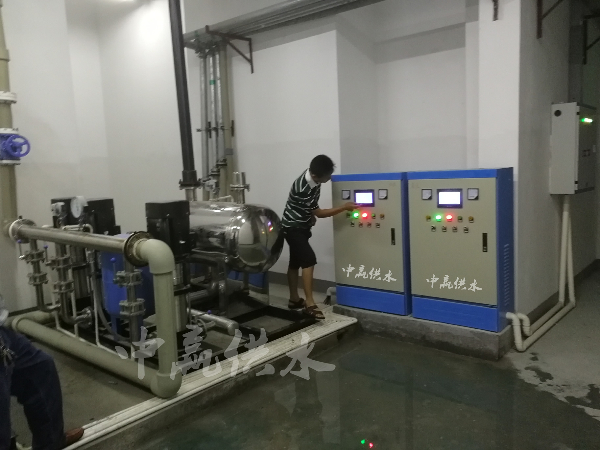 二次給水裝置調(diào)試